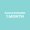 course extension 1 months